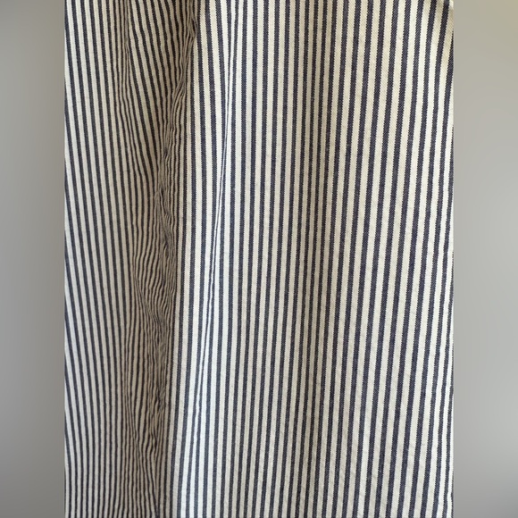 Brooks Brothers Blue/White Striped Classic Preppy Minimalist Summer Dress Sz 14 - Picture 4 of 12
